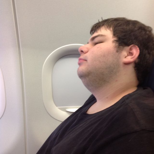 Flying home from Las Vegas